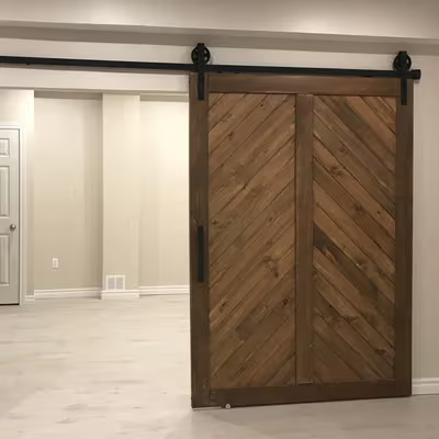 GIFSIN BYPASS SLIDING BARN DOOR HARDWARE