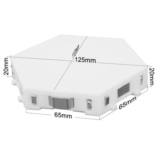 10 Pack Hexagonal Touch Sensitive LED Night Lights Quantum Lamps RGB Color Changing Modular Lamps For Modern Decoration Frontier General Hardware