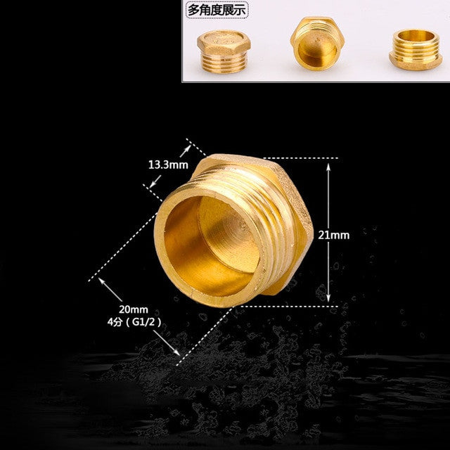 1/2" 3/4" BSP Female Male Thread Tee Type Reducing Copper Elbow Butt joint Adapter Adapter Coupler Water Pipe Plumbing Fittings|Pipe Fittings - Frontier General Hardware