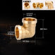 1/2" 3/4" BSP Female Male Thread Tee Type Reducing Copper Elbow Butt joint Adapter Adapter Coupler Water Pipe Plumbing Fittings|Pipe Fittings - Frontier General Hardware