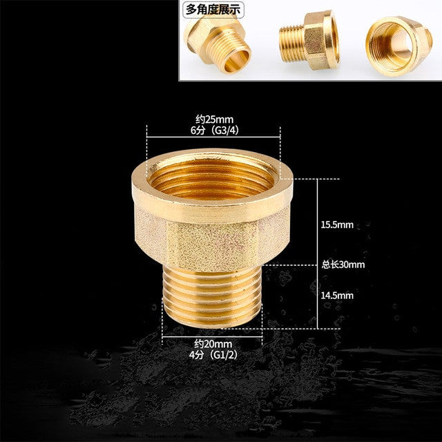 1/2" 3/4" BSP Female Male Thread Tee Type Reducing Copper Elbow Butt joint Adapter Adapter Coupler Water Pipe Plumbing Fittings|Pipe Fittings - Frontier General Hardware