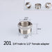 1/2" 3/4" BSP Female Male Thread Tee Type Reducing Stainless steel Elbow Butt joint adapter Adapter Coupler Plumbing fittings|Pipe Fittings - Frontier General Hardware