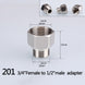 1/2" 3/4" BSP Female Male Thread Tee Type Reducing Stainless steel Elbow Butt joint adapter Adapter Coupler Plumbing fittings|Pipe Fittings - Frontier General Hardware