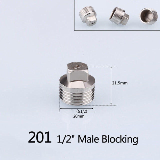 1/2" 3/4" BSP Female Male Thread Tee Type Reducing Stainless steel Elbow Butt joint adapter Adapter Coupler Plumbing fittings|Pipe Fittings - Frontier General Hardware