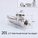 1/2" 3/4" BSP Female Male Thread Tee Type Reducing Stainless steel Elbow Butt joint adapter Adapter Coupler Plumbing fittings|Pipe Fittings - Frontier General Hardware