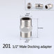 1/2" 3/4" BSP Female Male Thread Tee Type Reducing Stainless steel Elbow Butt joint adapter Adapter Coupler Plumbing fittings|Pipe Fittings - Frontier General Hardware