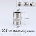 1/2" 3/4" BSP Female Male Thread Tee Type Reducing Stainless steel Elbow Butt joint adapter Adapter Coupler Plumbing fittings|Pipe Fittings - Frontier General Hardware