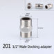 1/2" 3/4" BSP Female Male Thread Tee Type Reducing Stainless steel Elbow Butt joint adapter Adapter Coupler Plumbing fittings|Pipe Fittings - Frontier General Hardware