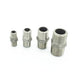1 PCS Stainless steel External thread Straight connector 1/4" 1/2" 3/8" 1/8" hardware plumbing pipe fittings|Pipe Fittings - Frontier General Hardware