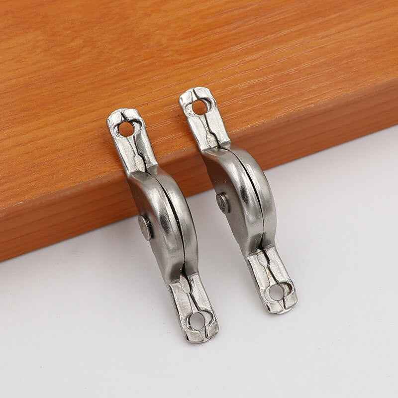 1 Pair Single Sliding Door Wheels Rollers Bottom Wheel Fixed Nylon Caster Pulley Runners Window Drawer Furniture Hardware|Door Rollers
