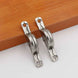1 Pair Single Sliding Door Wheels Rollers Bottom Wheel Fixed Nylon Caster Pulley Runners Window Drawer Furniture Hardware|Door Rollers