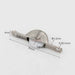 1 Pair Single Sliding Door Wheels Rollers Bottom Wheel Fixed Nylon Caster Pulley Runners Window Drawer Furniture Hardware|Door Rollers
