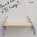 1 Pcs Wall Hanging Decor Swing Shelf Decorative Shelves Room Storage Organization personality Kids Room Wooden Beads Tassel|Decorative Shelves| - Frontier General Hardware