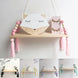 1 Pcs Wall Hanging Decor Swing Shelf Decorative Shelves Room Storage Organization personality Kids Room Wooden Beads Tassel|Decorative Shelves| - Frontier General Hardware