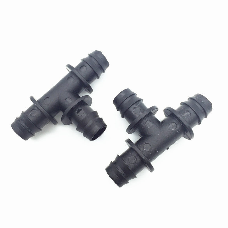 10 Pcs Garden watering DN16 Barbed Tee Connectors For Irrigation Hose Water Pipe Joints Watering System Parts|Garden Water Connectors - Frontier General Hardware