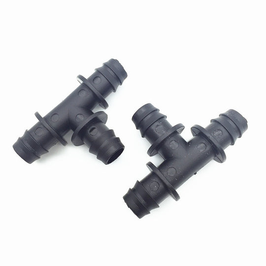 10 Pcs Garden watering DN16 Barbed Tee Connectors For Irrigation Hose Water Pipe Joints Watering System Parts|Garden Water Connectors - Frontier General Hardware