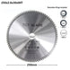 XCAN Wood Cutting Saw Blade 250 255 300 Millimeter Circular Saw Blade TCT Carbide Tipped 28 40 60 80 Teeth Multi Tool Frontier General Hardware
