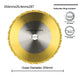 XCAN 254 255mm TCT Titanium Coated Carbide Circular Saw Blade For Wood PVC Cutting Discs With Triple Chip Grind Frontier General Hardware