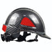 ABS Hard Hat Carbon Fiber Pattern Safety Helmet For Construction Engineering And Rescue With Reflective Surface Frontier General Hardware