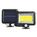 120/128 COB LED Solar Light PIR Motion Sensor Outdoor Lighting Garage Security Light Garden Decoration Solar Wall Lamp Spotlight|Solar Lamps - Frontier General Hardware
