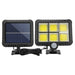 120/128 COB LED Solar Light PIR Motion Sensor Outdoor Lighting Garage Security Light Garden Decoration Solar Wall Lamp Spotlight|Solar Lamps - Frontier General Hardware