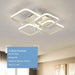 New led Chandelier Lights For Living Room Dining Kitchen Bedroom Home Modern Rectangle Ceiling Lamp Lighting Fixtures|Chandeliers