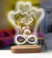 Personalized 3D Photo Lamp With Custom Photo And Text 3D Night Light Gift For Valentines Day Anniversary Birthday Frontier General Hardware
