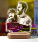 Personalized 3D Photo Lamp With Custom Photo And Text 3D Night Light Gift For Valentines Day Anniversary Birthday Frontier General Hardware