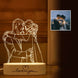 Personalized 3D Photo Lamp With Custom Photo And Text 3D Night Light Gift For Valentines Day Anniversary Birthday Frontier General Hardware