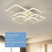 New led Chandelier Lights For Living Room Dining Kitchen Bedroom Home Modern Rectangle Ceiling Lamp Lighting Fixtures|Chandeliers