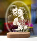 Personalized 3D Photo Lamp With Custom Photo And Text 3D Night Light Gift For Valentines Day Anniversary Birthday Frontier General Hardware