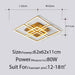 Modern LED chandelier lamps for the living room Home golden color lamps for the bedroom with remote control dimming dining room|Chandeliers