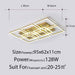 Modern LED chandelier lamps for the living room Home golden color lamps for the bedroom with remote control dimming dining room|Chandeliers