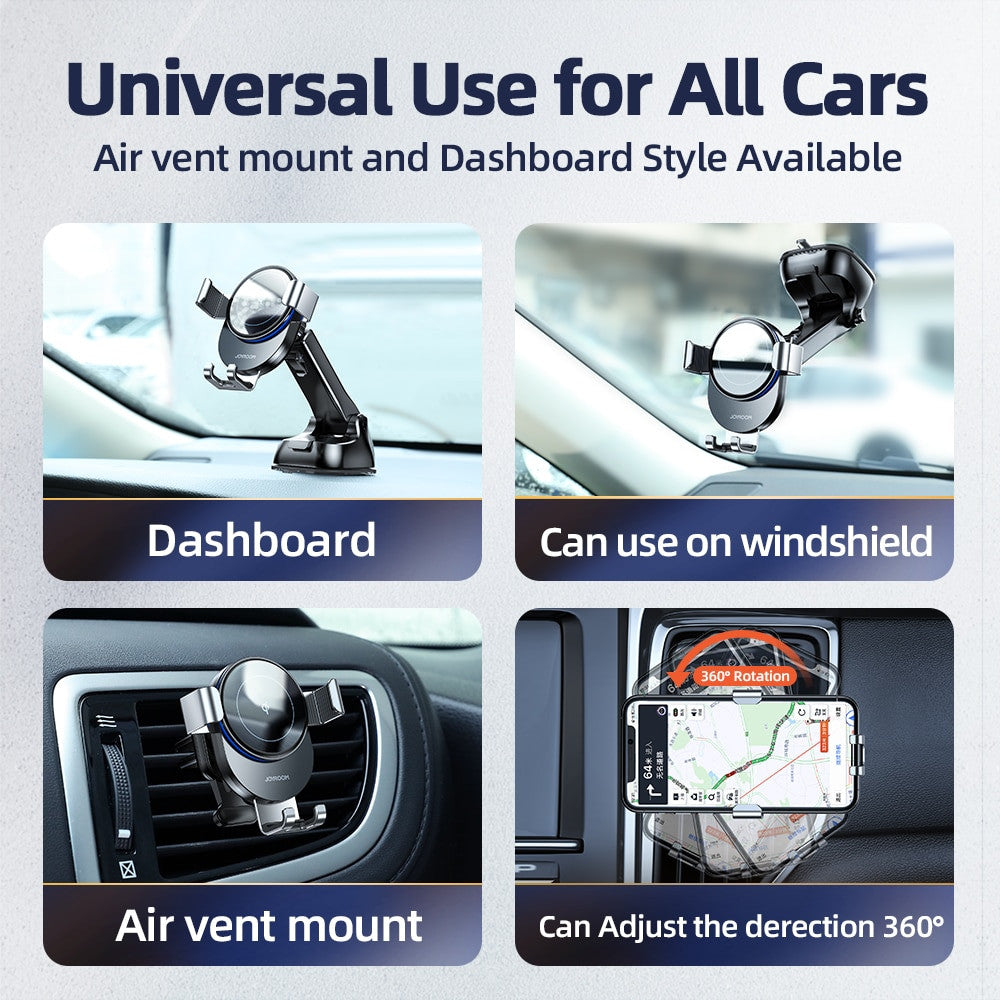 15W Qi Car Phone Holder Wireless Charger Car Mount Intelligent Infrared for Air Vent Mount car charger wireless For iPhone12 pro|Phone Holders & Stands| - Frontier General Hardware