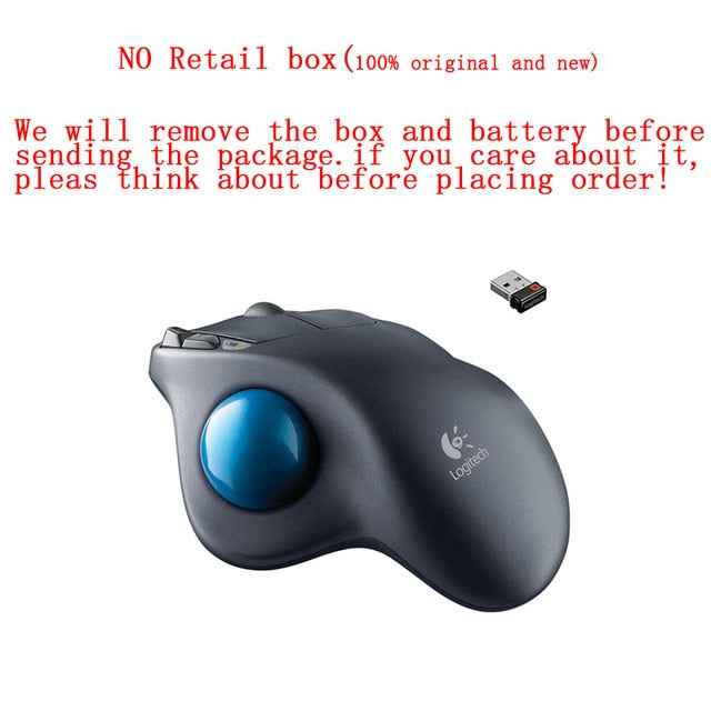 Logitech M570 Mouse with 2.4G Wireless Optical Trackball Ergonomic Mouse Gamer for Windos 10/8/7 Mac OS Support Official Test|logitech m570|mouse gamermouse mouse