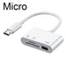3in1 Type C Micro Adapter OTG Card Reader For TF SD Memory Cards USB C For MacBook Huawei Samsung Xiaomi Frontier General Hardware