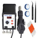JCD Soldering station 858D 700W LCD Digital welding solder rework station 220V/110V Soldering iron hot air gun SMD repair tools|Soldering Stations