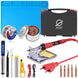 JCD soldering iron Plastic box set temperature adjustable 220V 80W Welding rework tools kit with ESD Heat Insulation Working Mat|Electric Soldering Irons