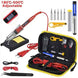 JCD soldering iron Plastic box set temperature adjustable 220V 80W Welding rework tools kit with ESD Heat Insulation Working Mat|Electric Soldering Irons