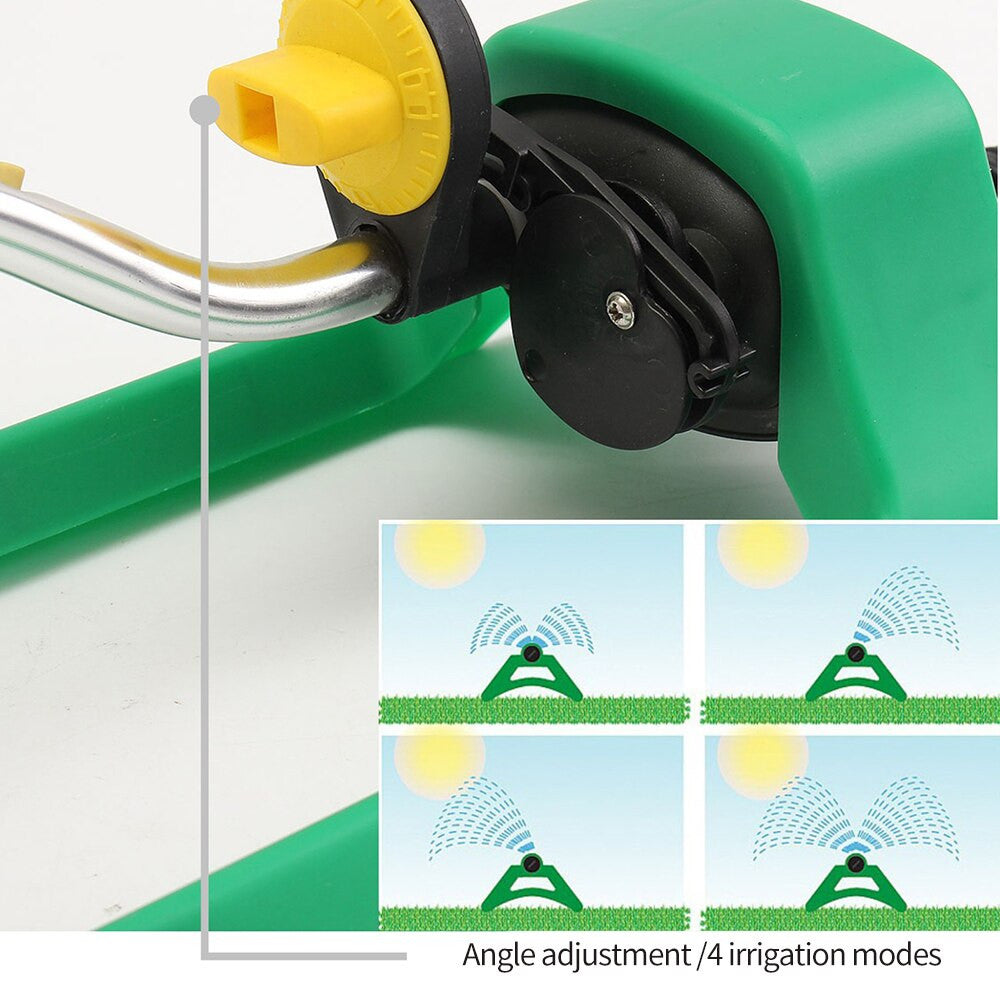 18Holes Swing 120 Degree Garden Lawn Irrigation Tools Plastic Aluminum Tube Garden Lawn Sprinkler 2 Sided Coverage|Garden Sprinklers - Frontier General Hardware