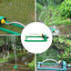 18Holes Swing 120 Degree Garden Lawn Irrigation Tools Plastic Aluminum Tube Garden Lawn Sprinkler 2 Sided Coverage|Garden Sprinklers - Frontier General Hardware