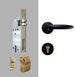 Dooroom Brass Mute Door Lever American European Modern Black Gold Interior Room Bedroom Bathroom Solid Wood Door Lock Split Knob|Door Locks