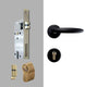Dooroom Brass Mute Door Lever American European Modern Black Gold Interior Room Bedroom Bathroom Solid Wood Door Lock Split Knob|Door Locks