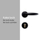 Dooroom Brass Mute Door Lever American European Modern Black Gold Interior Room Bedroom Bathroom Solid Wood Door Lock Split Knob|Door Locks