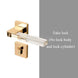 1Set Crystal Texture/Mute Room Door Lock Handle Fashion Interior Door Lock Anti theft Gate Lock Furniture Hardware GF181|Door Locks