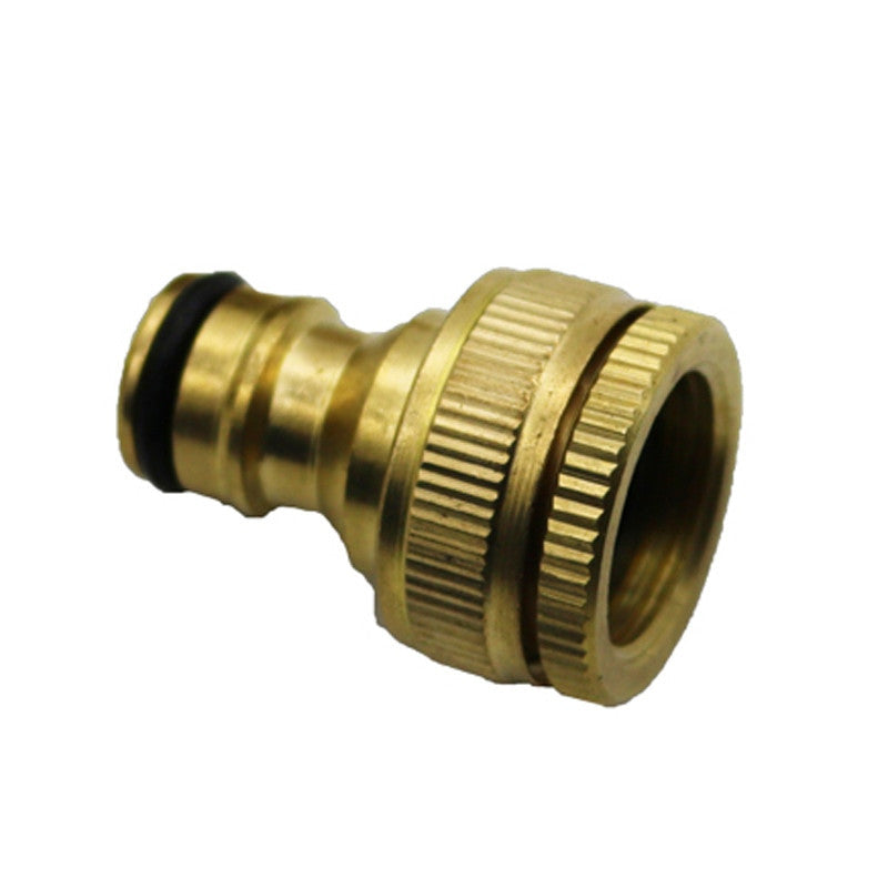 1PCS Pure Brass Faucets Standard Connector Washing Machine Gun Quick Connect Fitting Pipe Connections 1/2 "3/4" 16mm Hose|pipe guard|hose headpipe construction - Frontier General Hardware