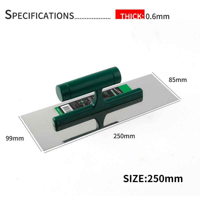 1Pcs Stainless Steel Professional Bricklaying Trowel Cement Scraper Mud Board Construction Plastering Tool with Plastic Handle|Putty Knife