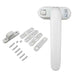 1Set Durable Metal Doors Lock Handle Sliding Window Handles Security Hasp for Home Hardware Left/Right Adjustable|Window Handles