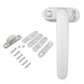 1Set Durable Metal Doors Lock Handle Sliding Window Handles Security Hasp for Home Hardware Left/Right Adjustable|Window Handles