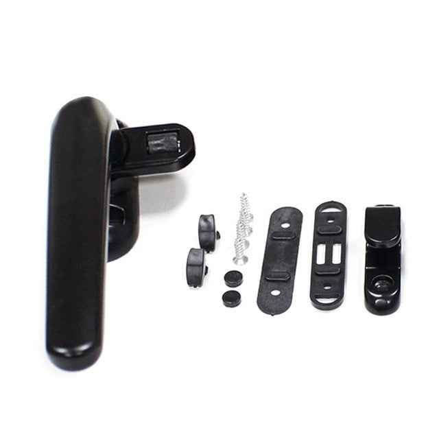 1Set Durable Metal Doors Lock Handle Sliding Window Handles Security Hasp for Home Hardware Left/Right Adjustable|Window Handles